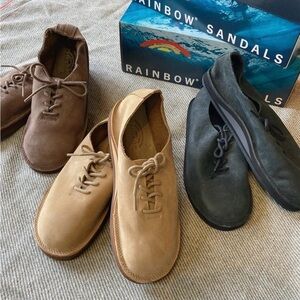 Women’s Rainbow 🌈 leather MoccaShoe Sierra Black UNISEX/ women 9- men’s size7